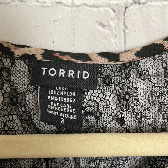 Torrid Leopard Print Blouse - Picture 5 of 11